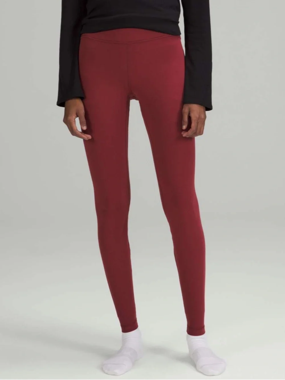 lululemon athletica Burgundy High-Rise Leggings
